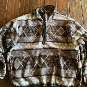 Vintage woolrich fleece XL made in USA!